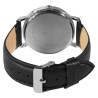 Montre Homme bracelet cuir synthétique noir Excellanc