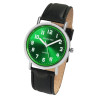 Montre Homme bracelet cuir synthétique noir Excellanc
