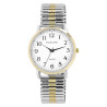 Montre Homme bracelet acier inoxydable finition bicolore Excellanc