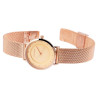 Montre Femme Just Watch bracelet acier inoxydable doré rose cadran doré rose