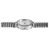 Montre Mixte Clasixx bracelet acier inoxydable argenté cadran blanc