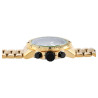 Montre Homme Raptor chronographe doré cadran noir bracelet acier
