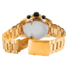 Montre Homme Raptor chronographe doré cadran noir bracelet acier