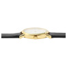 Montre Akzent Homme bracelet cuir synthétique noir