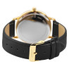 Montre Akzent Homme bracelet cuir synthétique noir