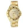 Montre Homme Alain Miller bracelet acier inoxydable doré cadran doré