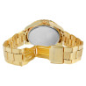 Montre Homme Alain Miller bracelet acier inoxydable doré cadran doré