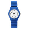 Montre Femme Excellanc bracelet acier inoxydable bleu bracelet extensible 34 mm