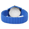 Montre Femme Excellanc bracelet acier inoxydable bleu bracelet extensible 34 mm