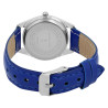 Montre bracelet cuir synthétique bleu Excellanc Femme cadran bleu