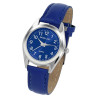 Montre bracelet cuir synthétique bleu Excellanc Femme cadran bleu
