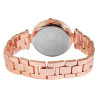 Montre Femme Excellanc bracelet métal doré rose cadran argenté 33 mm