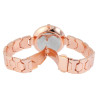 Montre Femme Excellanc bracelet métal doré rose cadran blanc 34 mm