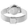 Montre Femme Bahnhof bracelet acier inoxydable argenté dateur