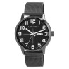 Montre bracelet acier inoxydable noir marquis Homme Just Watch