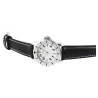 Montre Homme 4You bracelet cuir synthétique noir cadran blanc