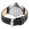 Montre Homme 4You bracelet cuir synthétique noir cadran blanc