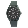 Montre Mixte Q&Q bracelet silicone gris cadran gris