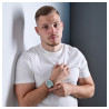 Montre bracelet acier inoxydable argenté Just Watch Homme