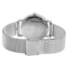 Montre bracelet acier inoxydable argenté Mixte Bahnhof cadran blanc