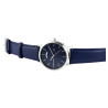 Montre Homme Just Watch cadran bleu bracelet cuir véritable bleu