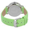 Montre Femme Excellanc bracelet cuir synthétique vert cadran vert 39 mm