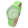 Montre Femme Excellanc bracelet cuir synthétique vert cadran vert 39 mm