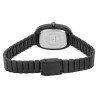Montre Femme Excellanc bracelet métal noir cadran bleu