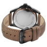 Montre Homme Just Watch bracelet cuir véritable brun 45 mm