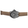 Montre Homme Just Watch bracelet cuir véritable brun 45 mm