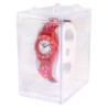 Montre Enfant QBos bracelet silicone rouge