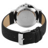 Montre Excellanc Femme bracelet cuir synthétique noir cadran noir 36 mm