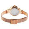 Montre bracelet acier inoxydable doré rose Just Watch Femme cadran argenté