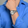 Montre Homme Just Watch bracelet acier inoxydable argenté maille milanaise