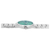 Montre Just Watch bracelet titane Homme cadran vert