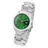 Montre Just Watch bracelet titane Homme cadran vert