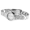 Montre Femme bracelet acier inoxydable argenté Just Watch cadran blanc 27 mm