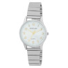 Montre Excellanc bracelet acier inoxydable argenté Femme cadran argenté 33 mm