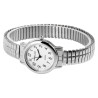 Montre Femme Excellanc bracelet acier inoxydable argenté bracelet extensible 28 mm