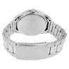 Montre Q&Q bracelet acier inoxydable argenté dateur 44 mm Homme