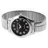 Montre Homme bracelet acier inoxydable argenté bracelet extensible Excellanc