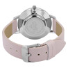 Montre bracelet cuir synthétique rose Femme Chill cadran blanc