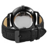 Montre Homme bracelet cuir synthétique noir Akzent cadran chiffres cuivrés