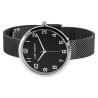 Montre bracelet acier inoxydable noir Just Watch Femme cadran noir 36 mm