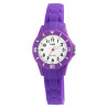 Montre Enfant Q&Q bracelet silicone violet montre junior
