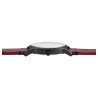 Montre bracelet cuir véritable rouge athurio Homme Raptor