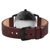 Montre bracelet cuir véritable rouge athurio Homme Raptor