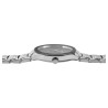 Montre Akzent Homme bracelet métal argenté cadran noir dateur 42 mm