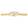 Montre Femme Just Watch bracelet acier doré lunette sertie cadran gris