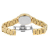 Montre Femme Just Watch bracelet acier doré lunette sertie cadran gris